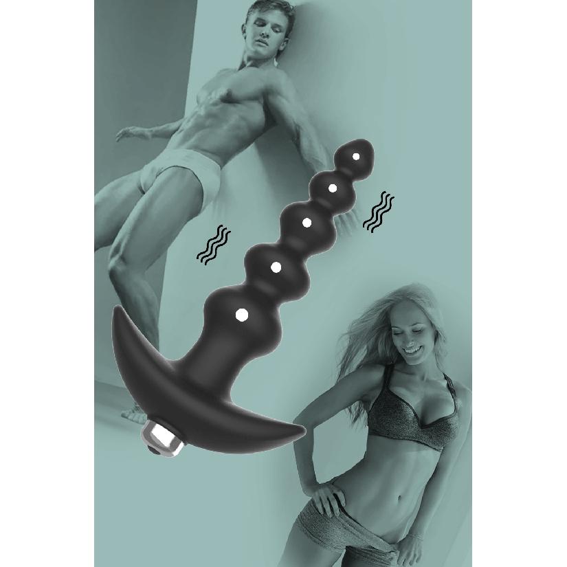 Anal Plug Beads Male Prostate Massager Gay Butt Plug Anal Sex Toy for Women Silicone Vibrator Adult Supplies Sex