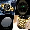 Fengzun Ultra-Thin Black Quartz Mesh Strap Waterproof Men's Watch