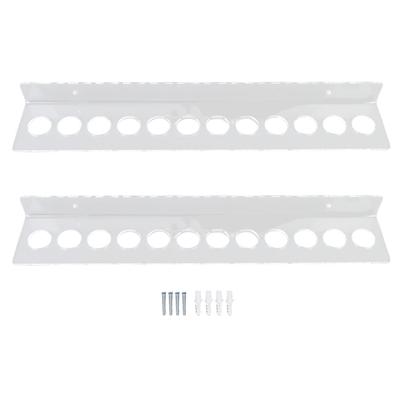 12 Slots Acrylic Wall Mounted Scissors Holder Rack Hairdresser Salon Shear Storage Holder for Barber Shop Office Home