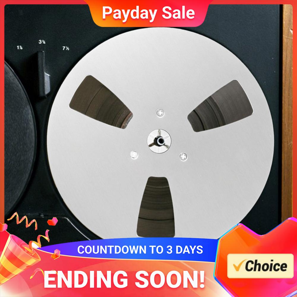 1/4 7 Inch Empty Tape Reel Recording Takeup Reel Replacement Opening Machine Part for TEAC Universal for Reel To Reel Tape