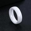Fede nuziale in ceramica unisex da 6 mm, anello nero bianco verde blu lavanda per donna e uomo, ipoallergenico, taglia USA 5-12