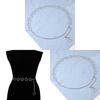 European Fashion Single Layer Star Decor Waist Chain With Alloy Material For Women And Men
