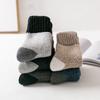 5 Pairs of Men's Winter Super Thick Matching Color Wool Tube Socks