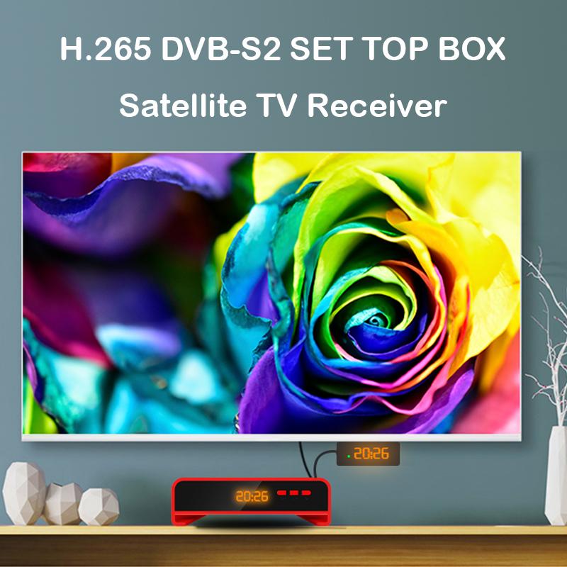 Ricevitore TV Satellitare Digitale FTA Koqit V5H Mini Smart Meecast DVB-S2 H.265 Hevc Ricevitore Satellitare USB PVR Full HD 1080P