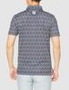 FootJoy Modern Classic Beach Print Short Sleeve Shirt, Navy, Men's XL (80443-XL)