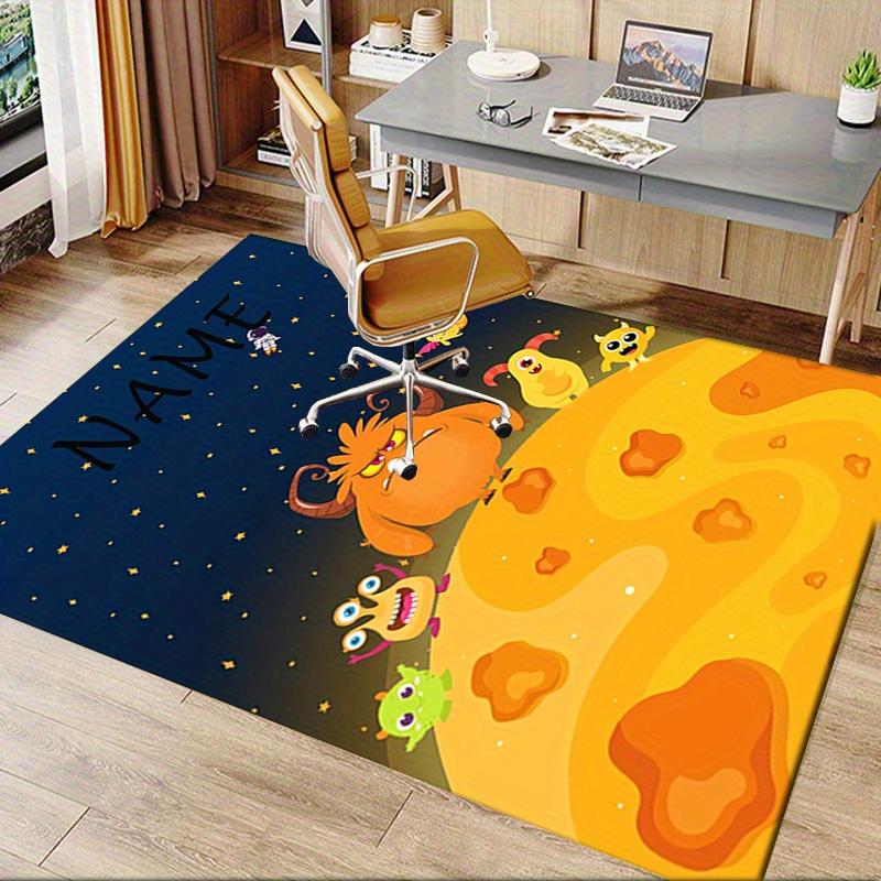Ginger Hairy Dwarf Office Carpet Soft Polyester Entrance Carpet Washable Non Slip Machine Washable I