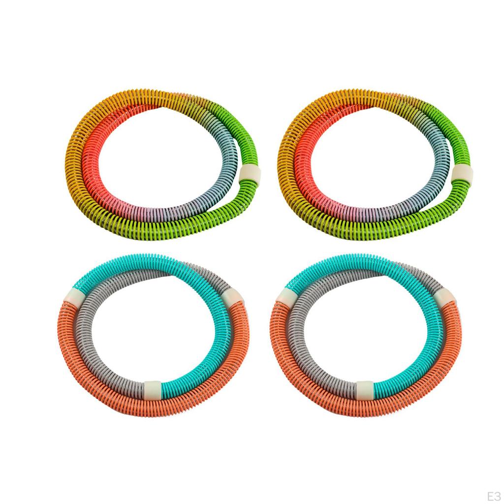 Fitness Hoop Abdomen Circle for Home and Travel Portable Weighted Spring Workout