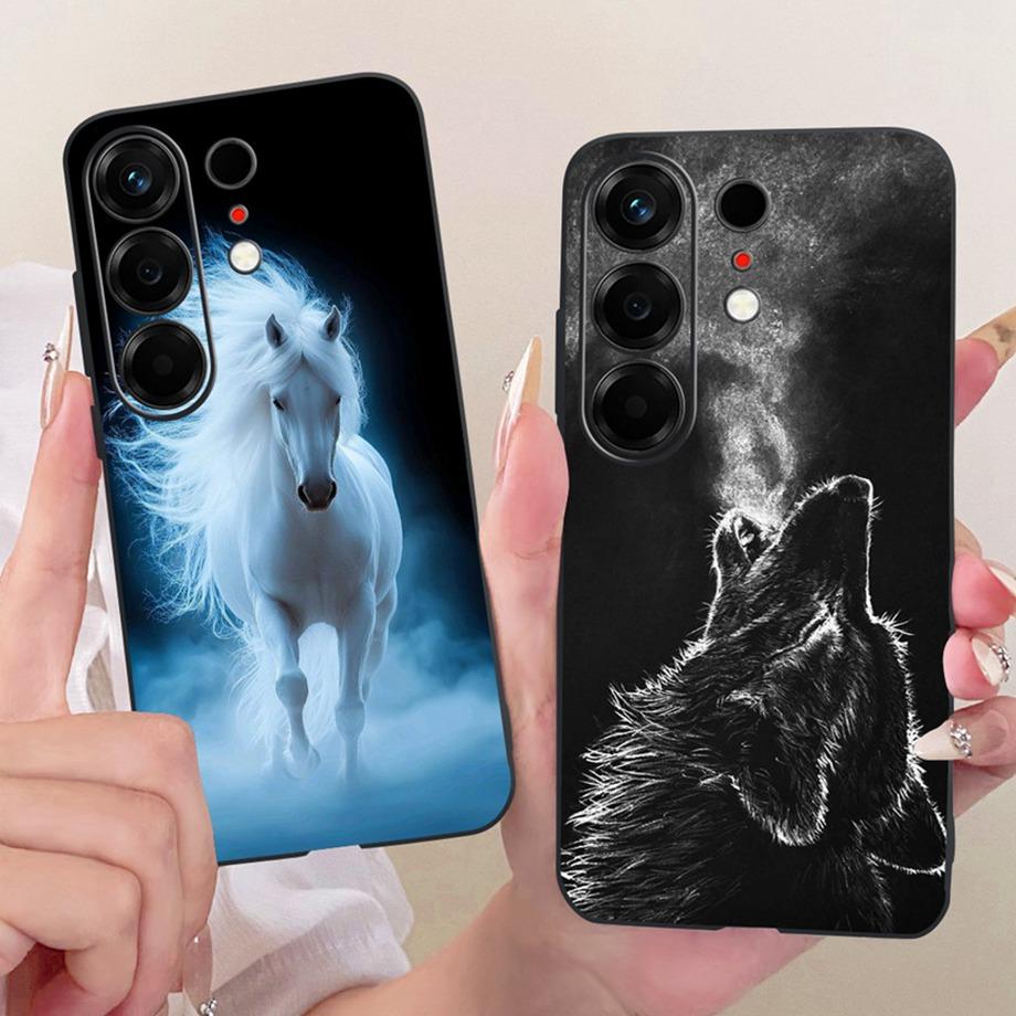 Flower Cartoon Fashion Design Phone Case For Tecno Camon 50 4G CN5 Camon50 Funda Soft Lisquid Silicone Shockproof Back Cover