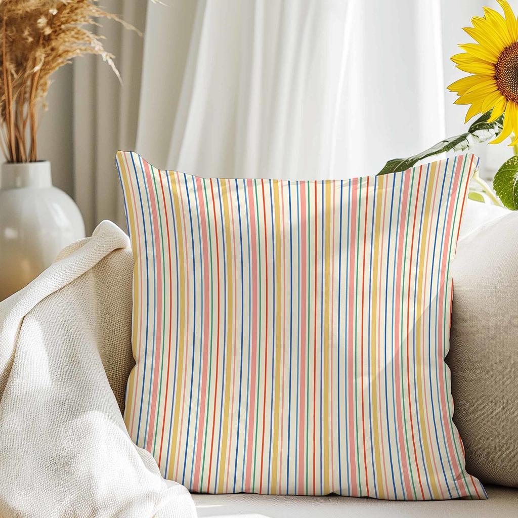 Freshfloral Home Throw Pillow Cover Sofa Living Room Decorative Cushion Cover Bedside Waist Pillow Lunch Break Square Pillowcase