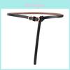 Womens Leather Slim Waist Belt With Knot Decor For Dresses And Sweaters