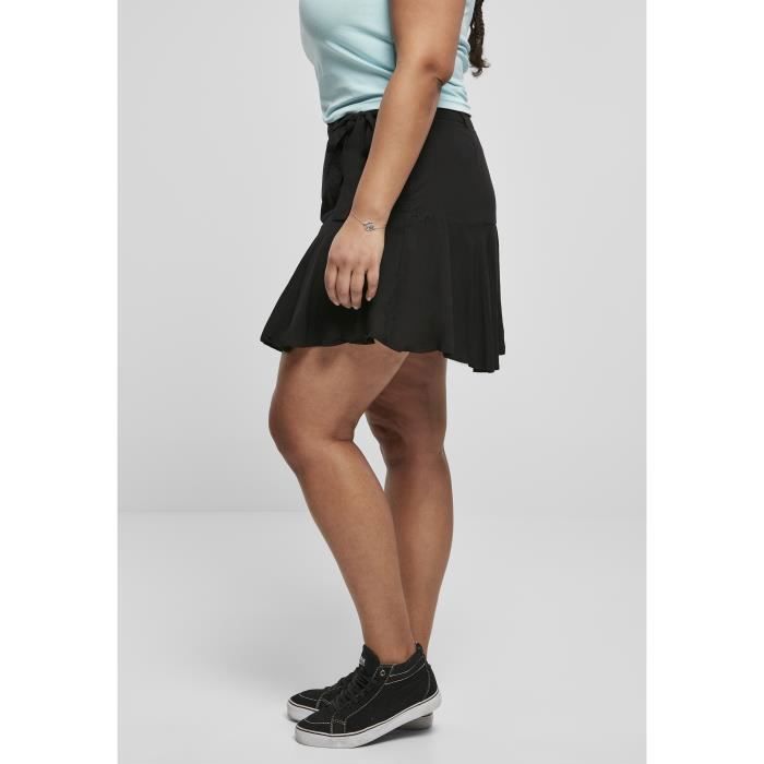 Jupe femme Urban Classics viscose mini - noir - XL