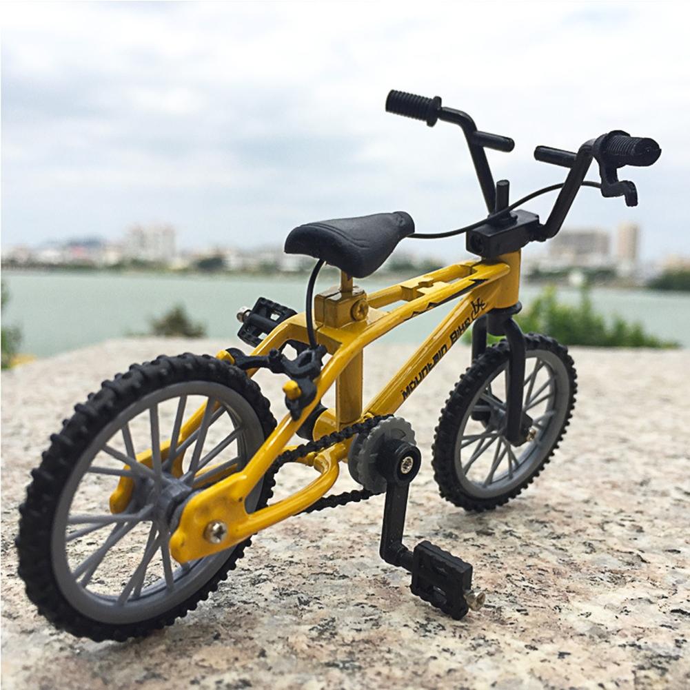 Finger Bike Boys Kid Children Mini Mountain Diecast Toy with Brake Rope