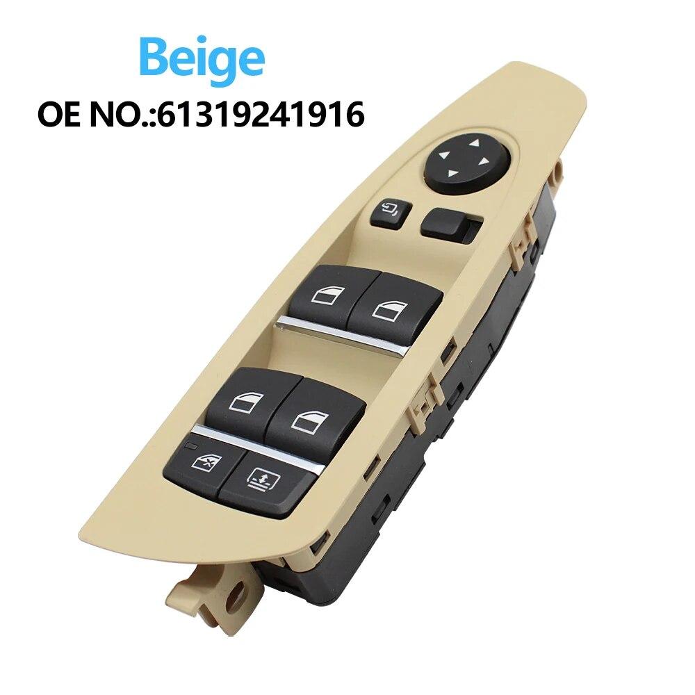 

Левый водительский электропривод главного стеклоподъемника кнопка зеркала для BMW 7 серии F01 F02 730Li 740Li 750Li 760Li 61319241915 бежевый