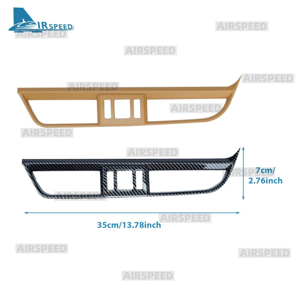 ABS Carbon Fiber Texture Cover LHD Trim For Lexus ES ES200 ES250 ES300h ES350 2025 2026 Central Control Air Outlet Accessories
