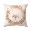 Pink Gold Christmas Pillowcase Printed Polyester 40/45/50cm Throw Pillowcover Decorative Sofa Cushion Pillowslip Home Decor