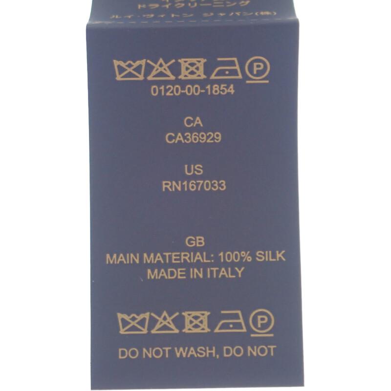 LOUIS VUITTON  M78656 scarf Noir silk Women