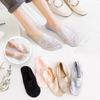Non Slip Heel Ladies Lace Boat Socks Pure Cotton Breathable Low Cut Invisible Ankle Socks Women Summer Thin Casual Socks