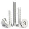304 Edelstahl Diebstahlsicherer Torx Senkkopf Maschinenschraube, GB2673, KM Innen, M5/M6/M8
