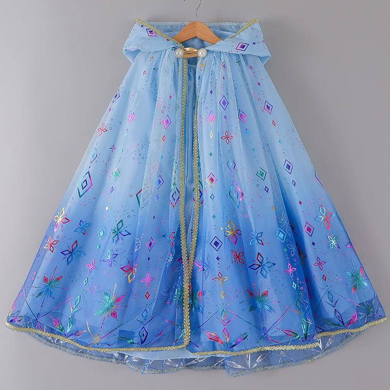 Girls Princess Dress Long Sleeve Cartoon Tutu Skirt 3-8 Years Old Kids