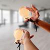 2/4Pcs Wooden Spanish Castanets Finger Castanet &Rope Traditional Flamenco Castanet Beginners Percussion Orff Music Instrument