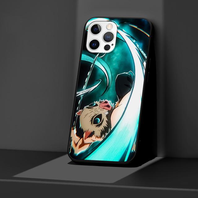 

Чехол японского аниме «Убийца демонов» для Iphone 14 11 13 Pro Max 12 Mini Xr 7 8 Plus Se 2020 Xs 6 6s + черный мягкий чехол для телефона iPhone 12 Pro Max