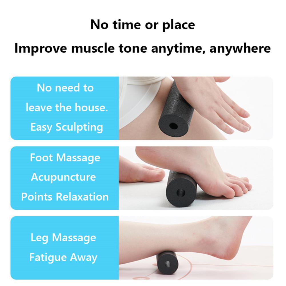 Mini foam roller yogakolonn kraftig massagekolonn bärbar träningsrulle EPP ihålig massagerulle för fitness pilates