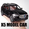 1/24 BMW X5 Legierung Druckgussmodell SUV Sound & Licht Serie Kinderspielzeug Geschenk für Kinder Geburtstagsgeschenk Trendiges Ausstellungsstück