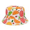 2023 Custom Sublimation Printing Double-Sided Bucket Hat All Over Printing Reversible Bucket Hats