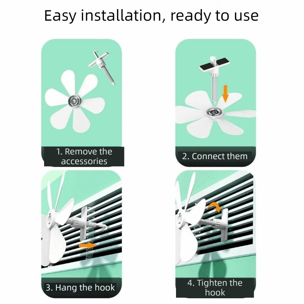 3Pcs Anti Direct Blowing Air Outlet Guide Fan Wall Mounted Air Conditioning Ventilator  Office