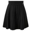 Sancai 2025 Winter High-Waist Pleated Knit A-Line Skirt