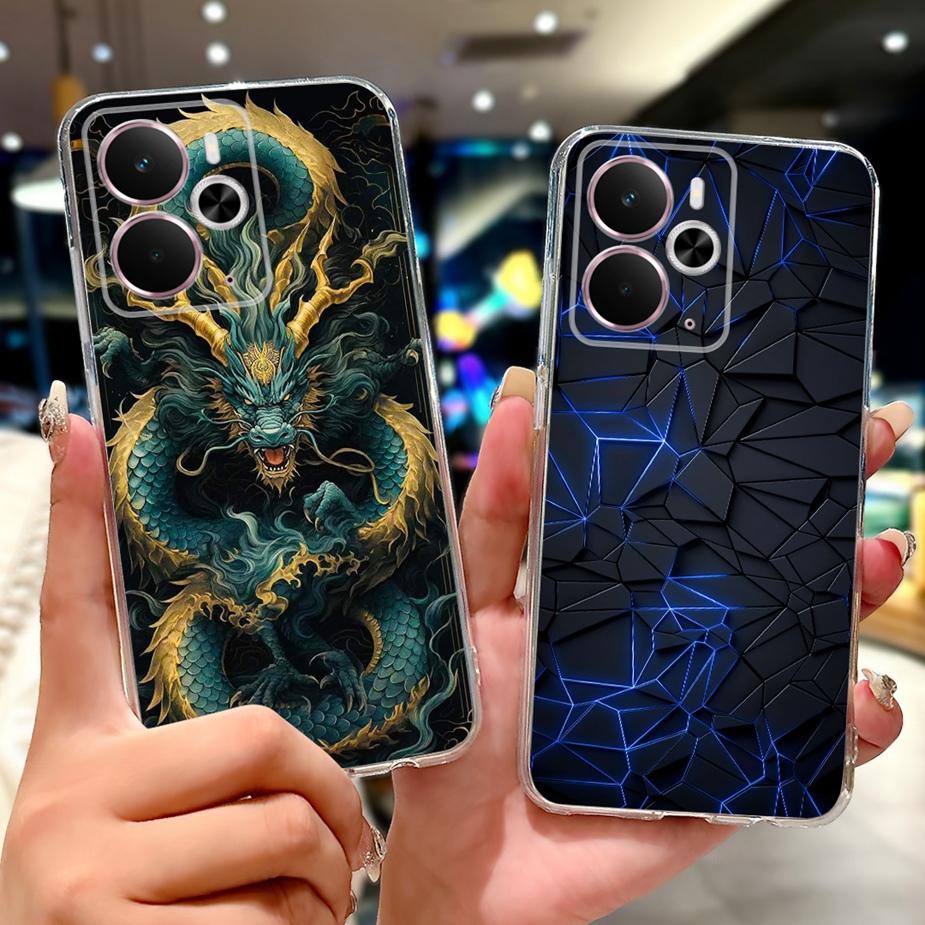 For Realme 14 5G Case RMX5075 Stylish Butterfly Painted Cover Silicone Case For Realme 14X 14 Realme14 T 14T 5G Soft Fundas Bags
