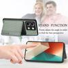 For Xiaomi Redmi Note 13 5G Case Carbon Fiber Texture PU Leather Coated PC+TPU Phone Shell