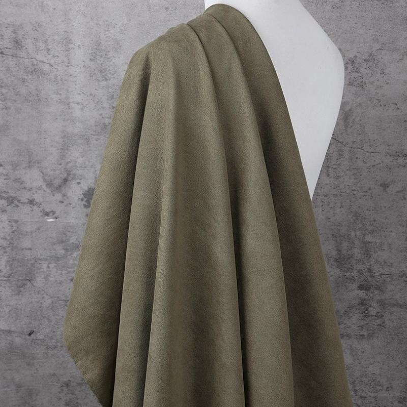 100x150cm Soft Matte Frosted Velvet Suede Fabric Transverse Micro Elasticity Women's Clothing Hats Designer DIY Sewing Fabric
