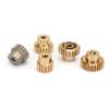 5PCS 7075 Aluminum Alloy 48P Pinion Gear Set Motor Gears Kit for 1/10 RC Car (17T?25T)