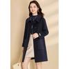 Women's Mid-Length Double-Faced Wool Blend Coat