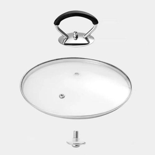 Pot Lid Knob Replacement - Stainless Steel Replacement Cookware Pot Lid Hand Grip Knob | Pot Lid Holding Handle | Heat-Resistant Pot Lid Top Replaceme