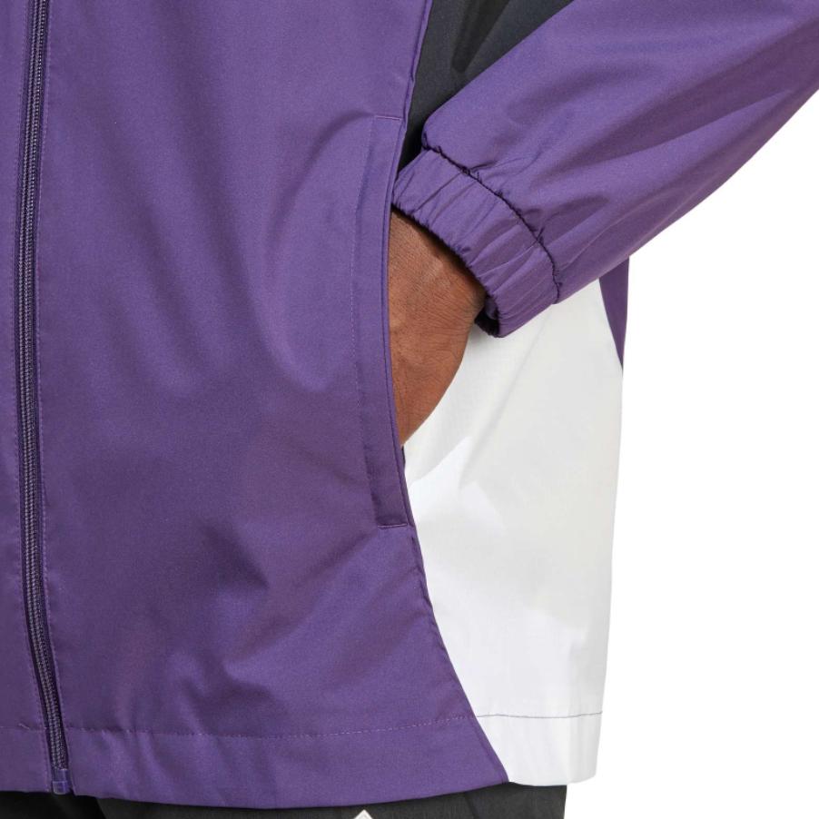 Adidas Manchester United 2025/26 Season Waterproof Hooded All-Weather Jacket Men Jacket JP3101
