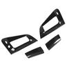 4PCS Outside Door Handle Cover Carbon Fiber Easy To Install Exterior Door Handle Trim for 370z Z34