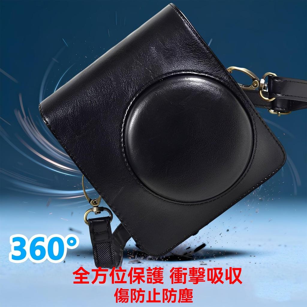 This camera protection case is compatible with the Fujifilm Instax Mini 40 instant is made of custom PU comes with an adjustable shoulder and features