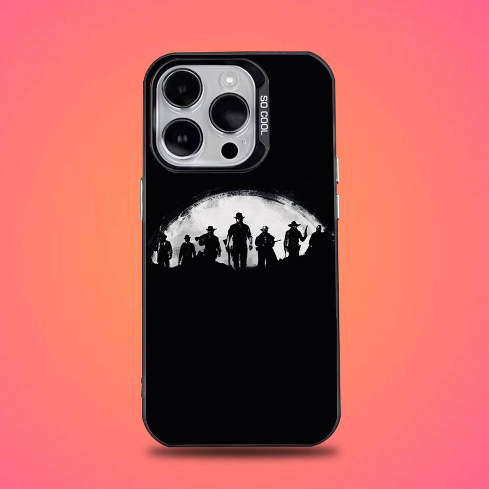 RDR 2 Arthur Morgan Game Phone Case For iPhone 16,15,14,13,12,11,Pro,Max,Plus,Mini,XS,SE Anti Fall Black Matte Hard Bumper