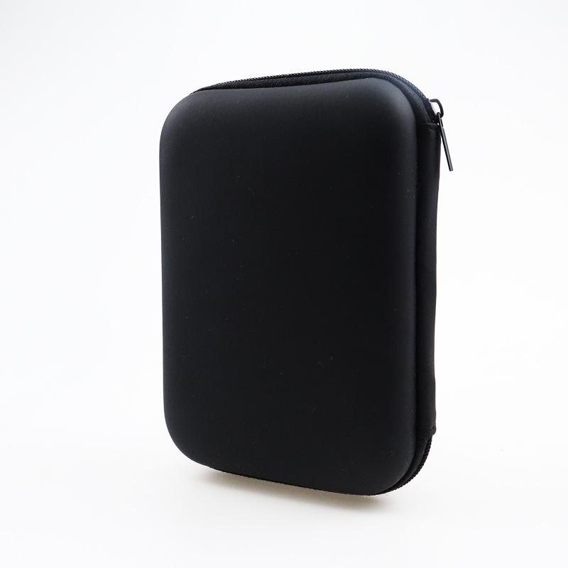 EVA Earphone & Cable Organizer with Mesh Pocket for Camera & Charger