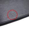 Louis Vuitton Zippy Organizer M60632 Long Wallet Purse Epi Leather Noir Black Used