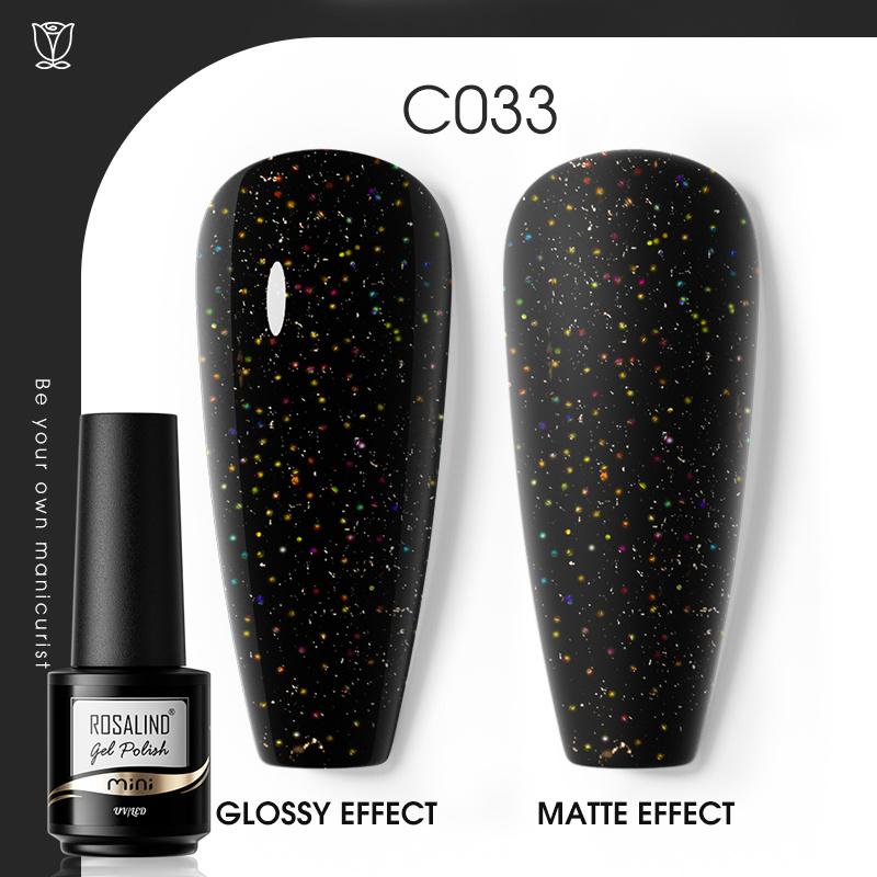 ROSALIND Gel Nagellack Soak Off UV LED Nails Art Design Lack Semi Permanent Gele Lack DIY Maniküre