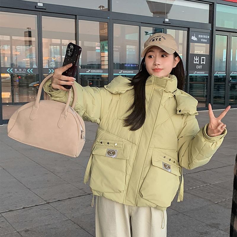 Fashion Cotton Clothes Women's Hooded 2025 Winter New Small Korean Version Loose Thickened Versatile Warm Cotton-padded Jacket