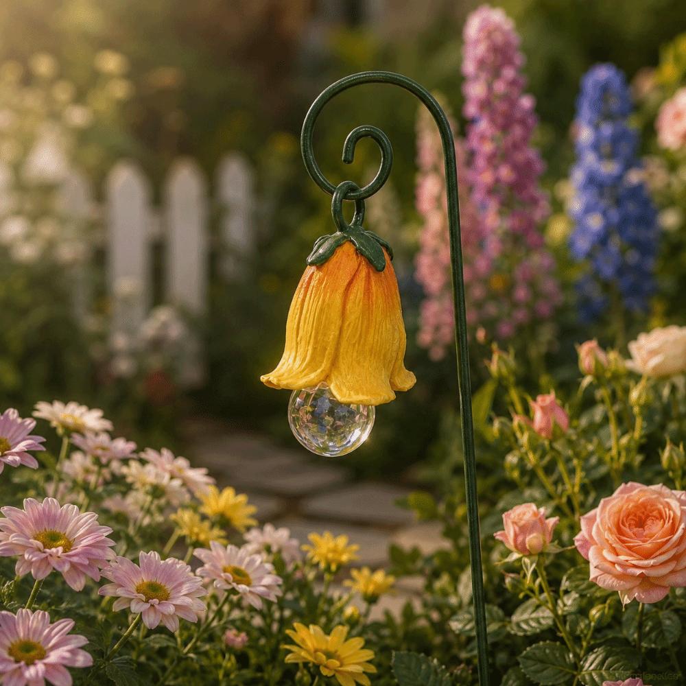 Sweet Flower Pick Stand Fairy Garden Decor Creative Flower Inserts Outdoor