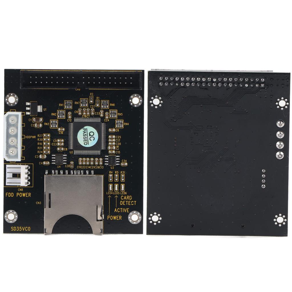 SD to 3.5in IDE SD/SDHC/SDXC/MMC Memory Card to IDE 40pin Male Adapter