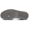 Jordan Air Jordan 1 Ollie Abrasion Resistant Mid top Vintage Basketball Shoes Men's White Gray 554724-078(Team1291-)