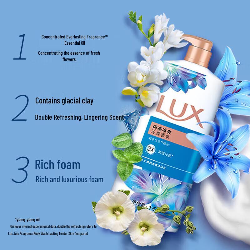 Lux Shimmering Ice Cool Shower Cream