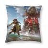 Horizon Forbidden West Square Pillowcase Polyester Linen Velvet Creative Zip Decorative Home Cushion Cover X