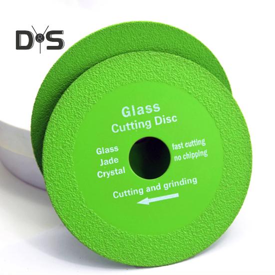 Glass Cutting Disc for Angle Grinder 1mm Chip-Free Blade Fast Precise Cuts Less Noise Flat Grinding Disc for Glass Jade Rock Plate Ceramics Sanding